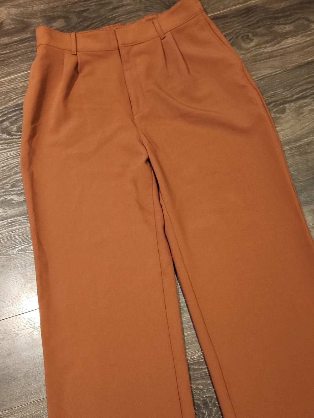 ❤️ ABERCROMBIE & FITCH SLOANE TAILORED HIGH RISE PLEATED WIDE LEG PANTS, LARGE - Picture 3 of 10